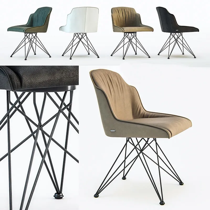 furniture – Cattelan Italia Flamina chair 3ds Max