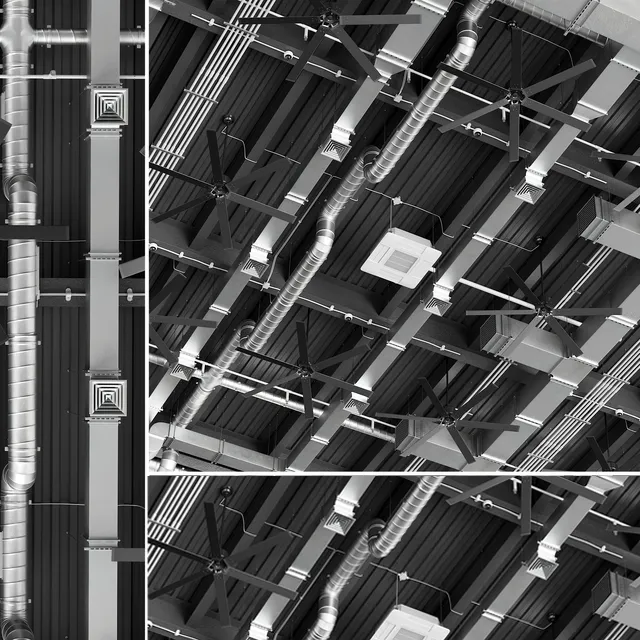 furniture – Ceiling Ventilation 4 3ds Max