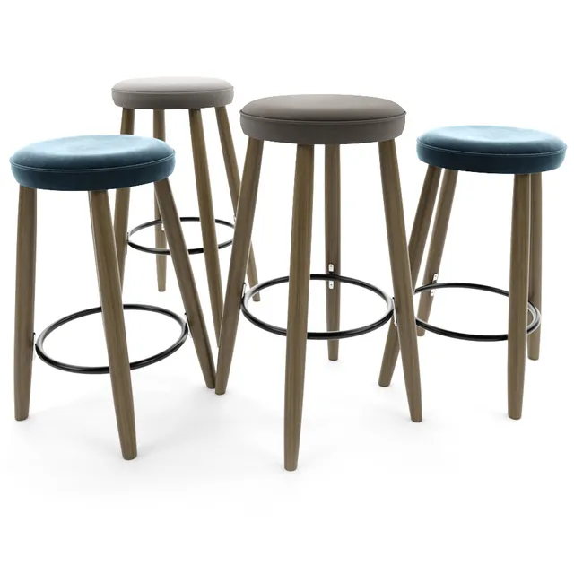 furniture – CH56 Carl Hansen stools 3ds Max