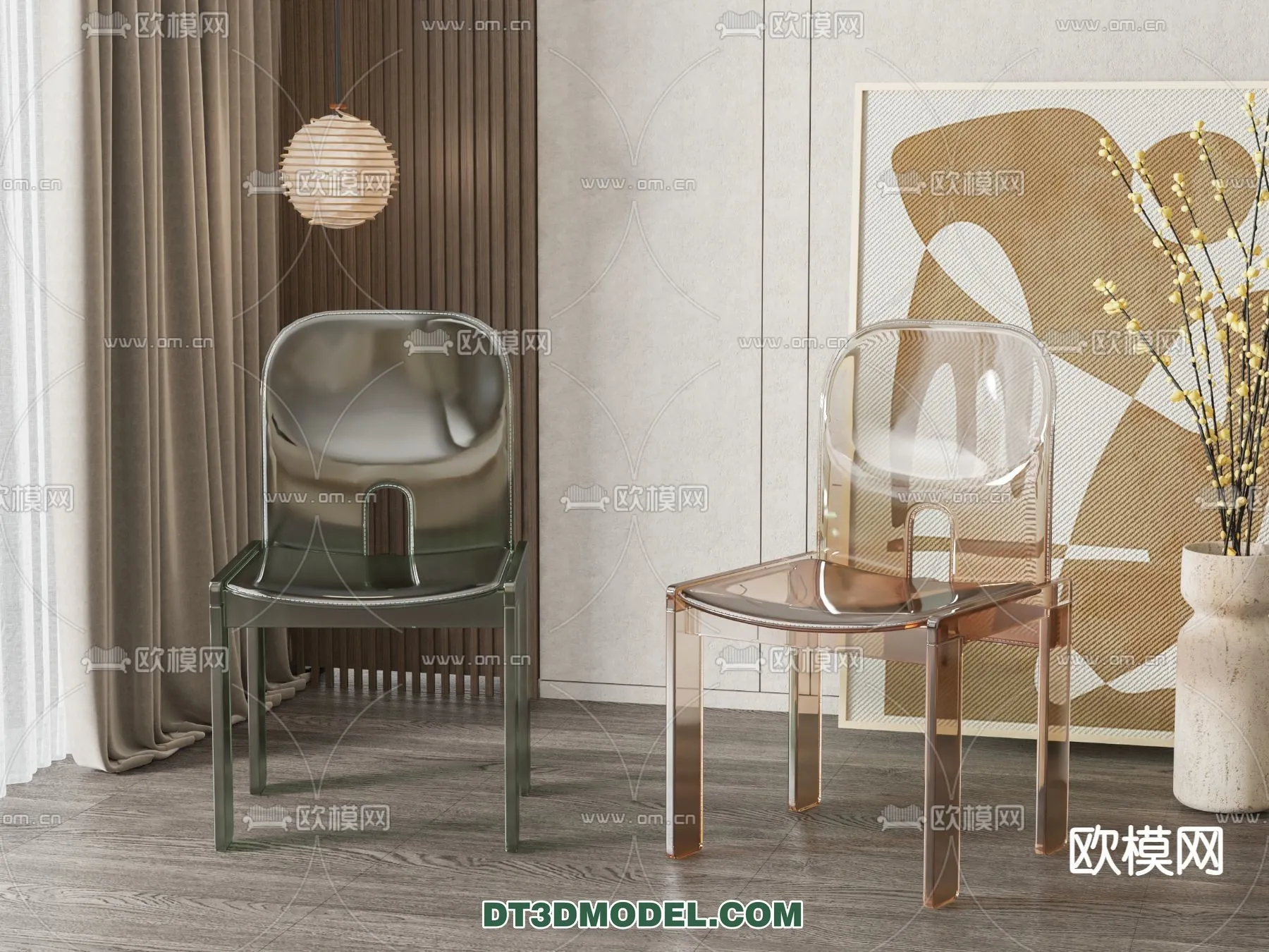 FURNITURE – CHAIR – 3D Model For Interior Design – 1978