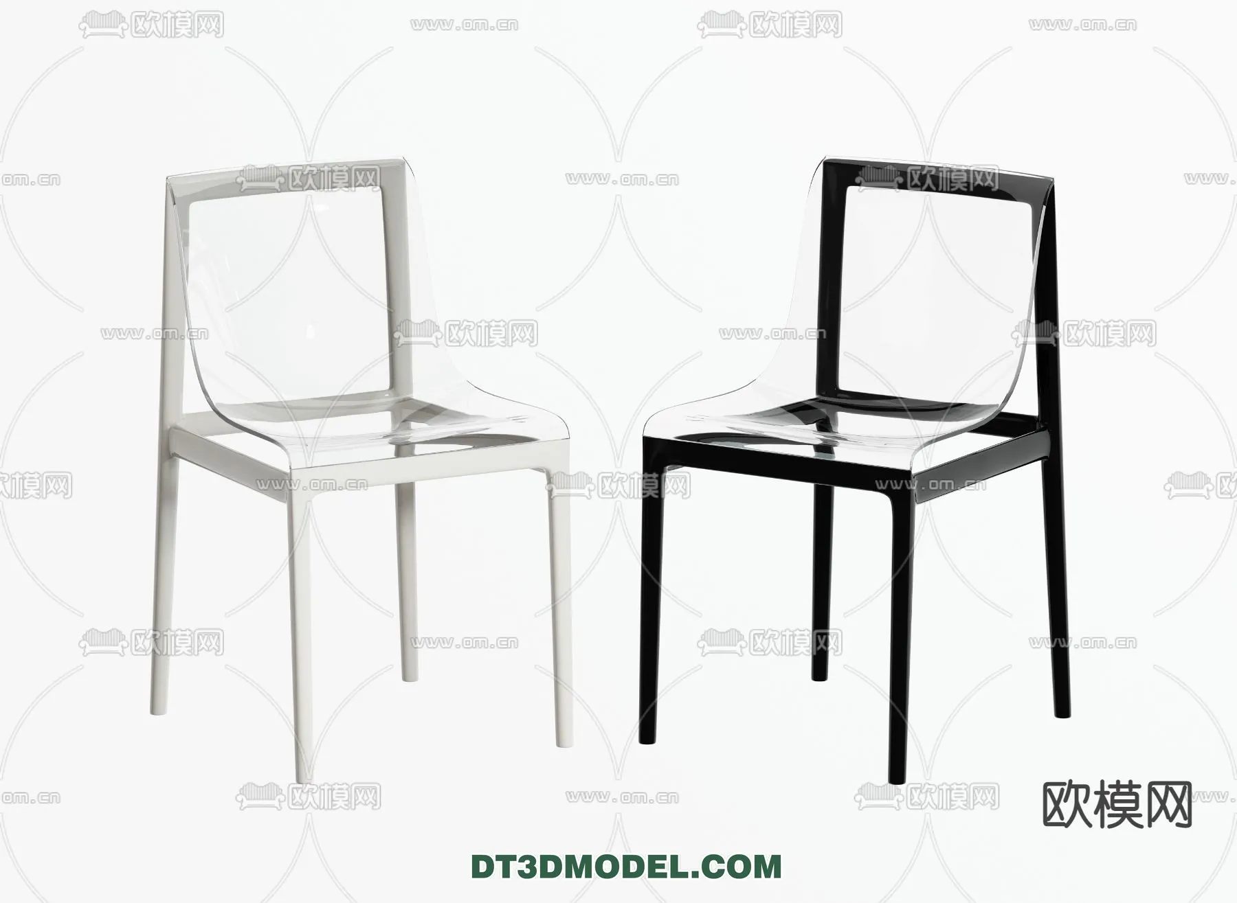 FURNITURE – CHAIR – 3D Model For Interior Design – 1980