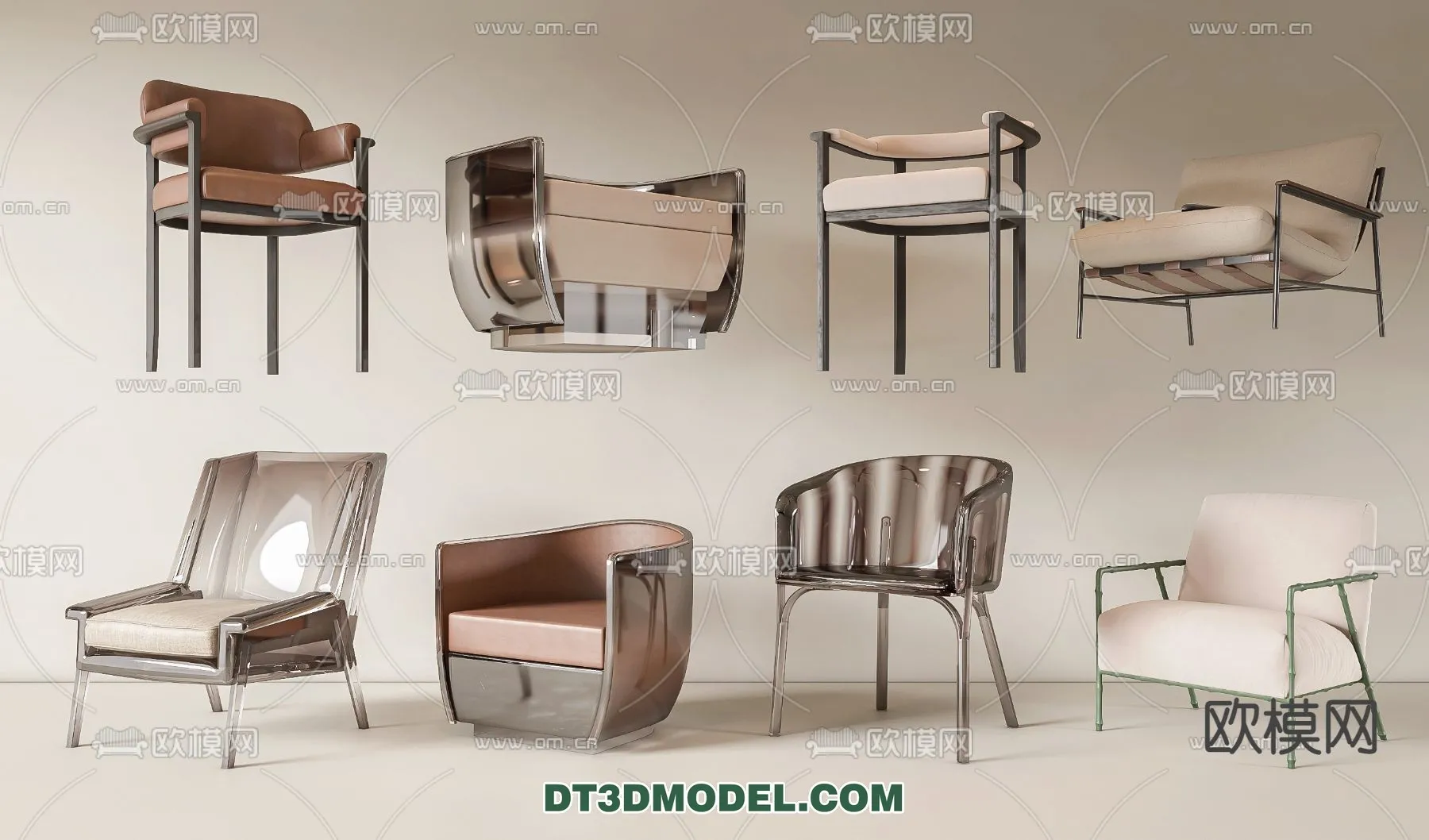 FURNITURE – CHAIR – 3D Model For Interior Design – 1982