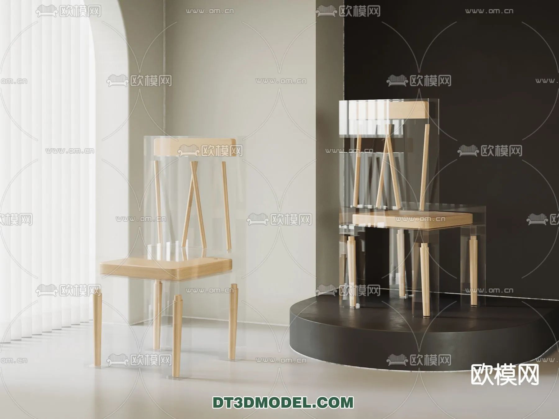 FURNITURE – CHAIR – 3D Model For Interior Design – 1999