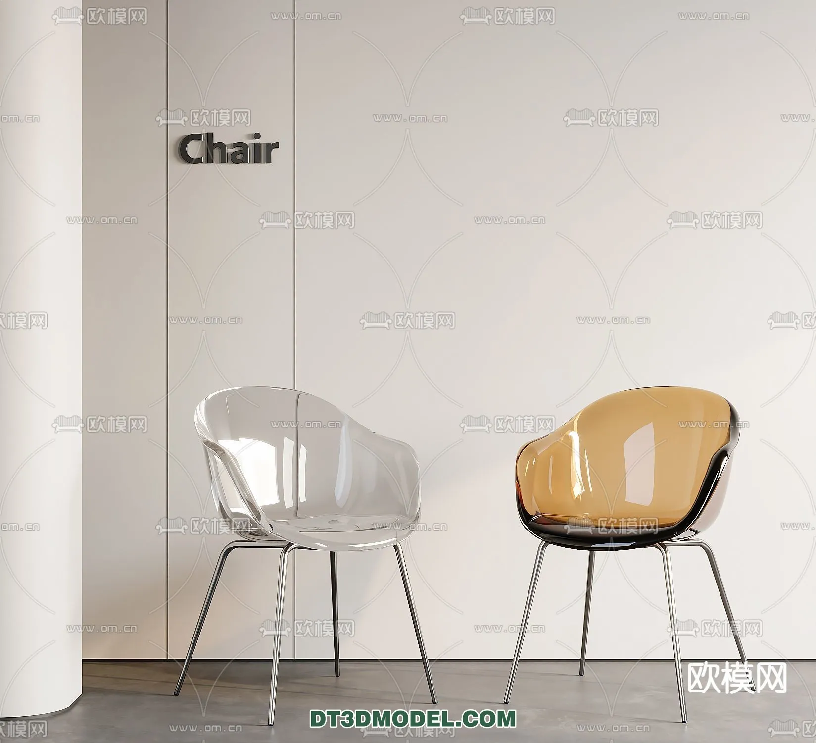 FURNITURE – CHAIR – 3D Model For Interior Design – 2008