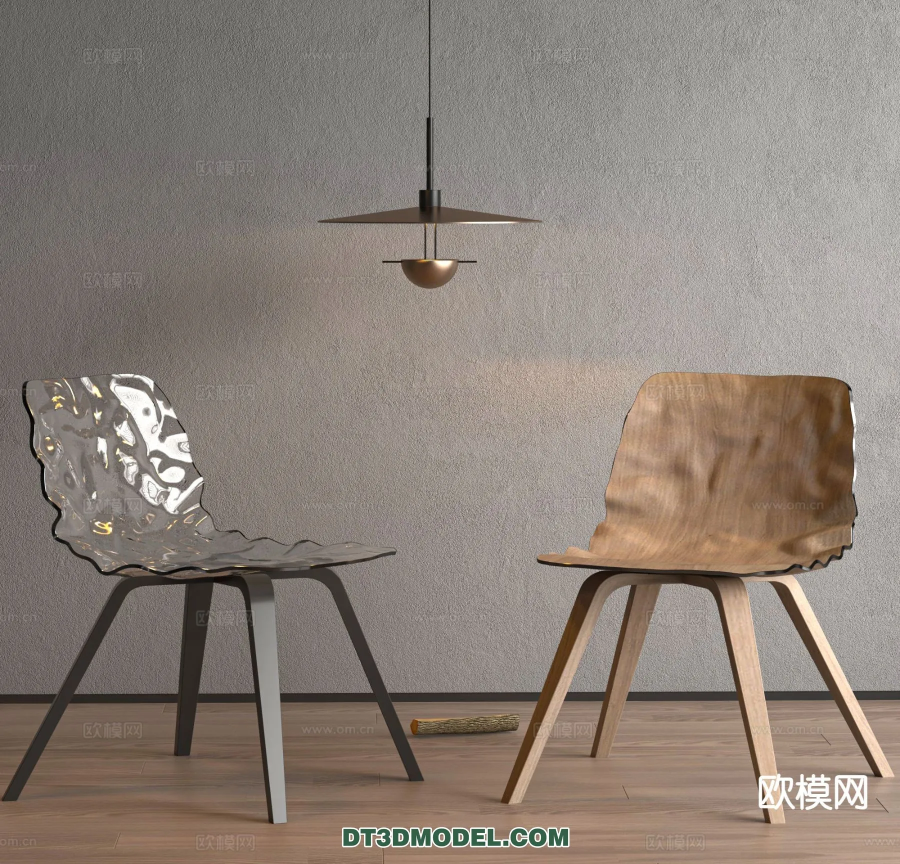 FURNITURE – CHAIR – 3D Model For Interior Design – 2031