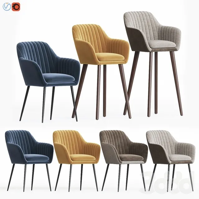 FURNITURE – CHAIR – 3D MODELS – 3DS MAX – FREE DOWNLOAD – 7454