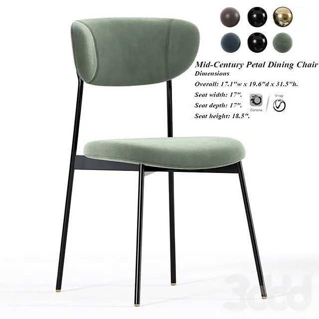 FURNITURE – CHAIR – 3D MODELS – 3DS MAX – FREE DOWNLOAD – 7861
