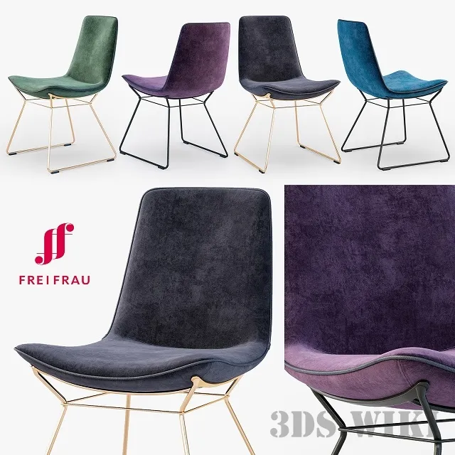 furniture – Chair AMÉLIE – Calligaris 3ds Max