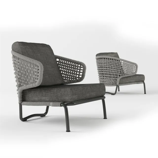 furniture – Chair Aston Cord by Minotti 3ds Max