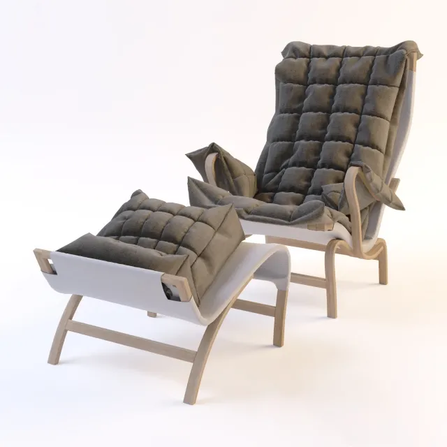 furniture – Chair Bruno Mathsson Pernilla Dux 3ds Max