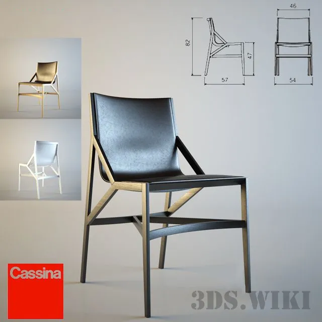 furniture – Chair CASSINA 471 PILOTTA 3ds Max