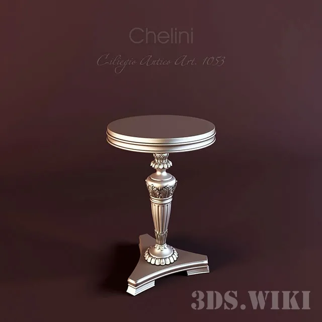 furniture – Chair Chelini Art 1053 Ciliegio Antico 3ds Max
