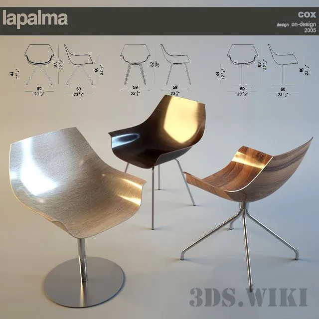 furniture – Chair Cox – Lapalma 3ds Max