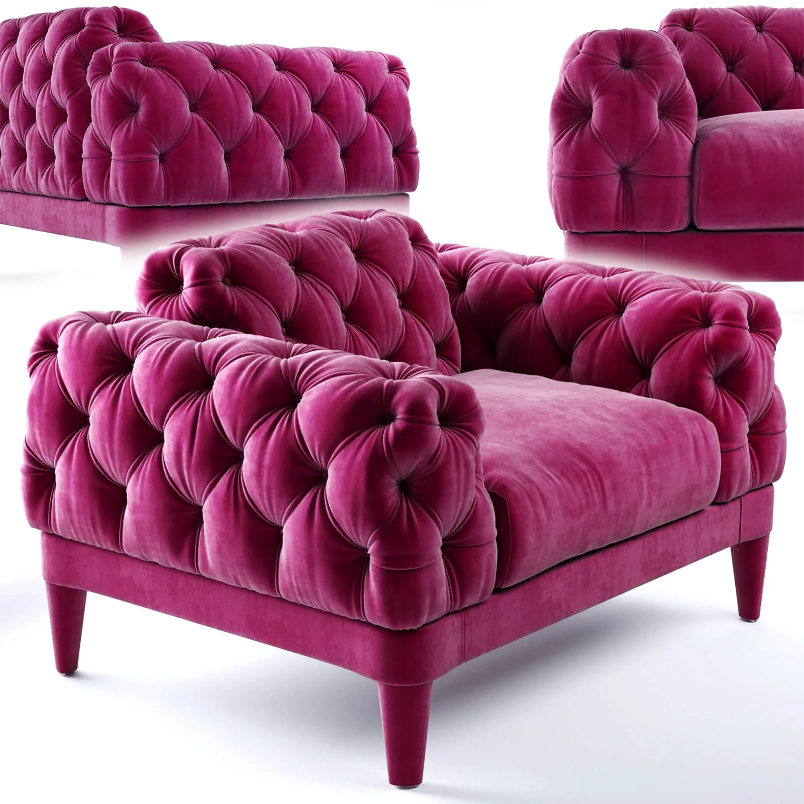 furniture – Chair CTS Salotti Elliot 3ds Max