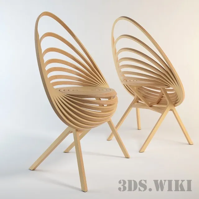 furniture – Chair Fauteuil Octave by Estampille 52 3ds Max