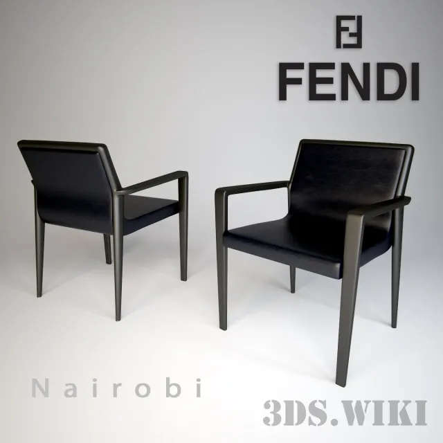 furniture – Chair Fendi Nairobi 3ds Max