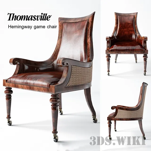 furniture – Chair Hemingway Game 3ds Max