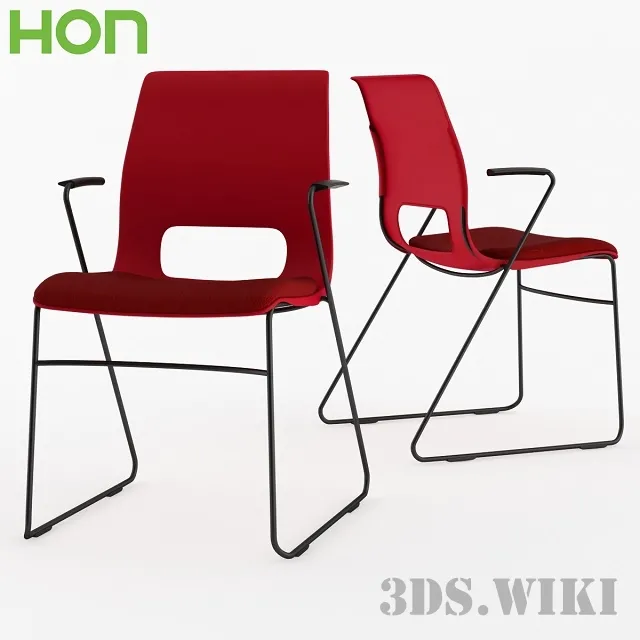 furniture – Chair HON High Density Stacking Chair HMS1 3ds Max