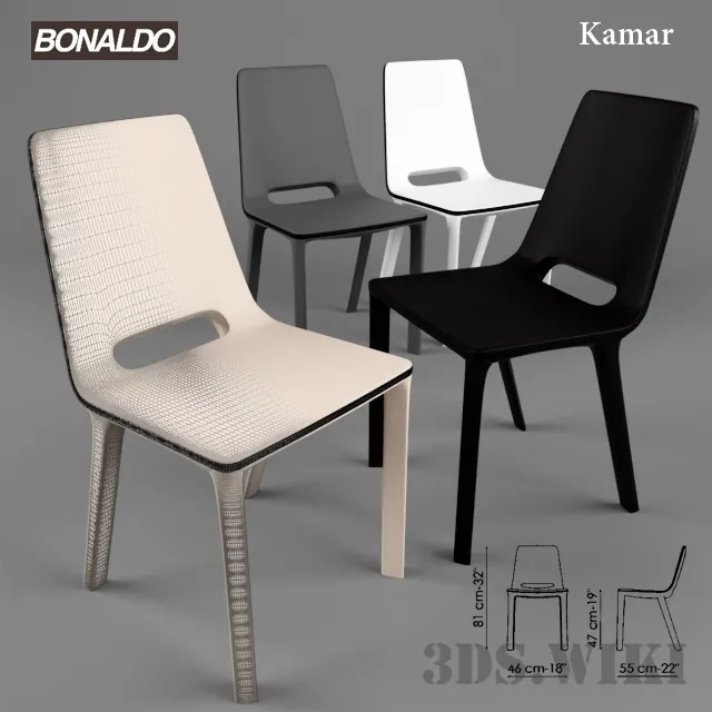 furniture – Chair KAMAR By Bonaldo 3ds Max