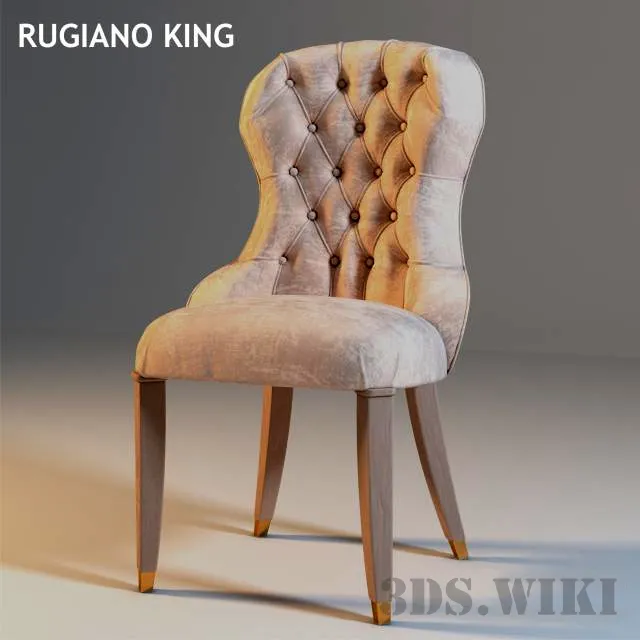 furniture – Chair King Rugiano 3ds Max