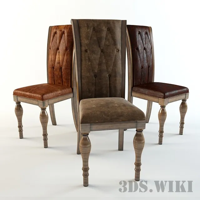 furniture – Chair Lola Glamor – Pata Bola 3ds Max