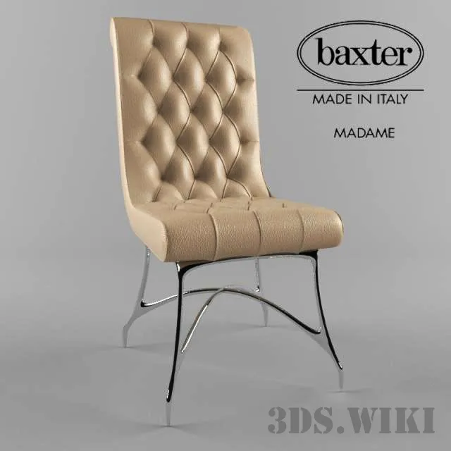 furniture – Chair Madame Baxter 3ds Max