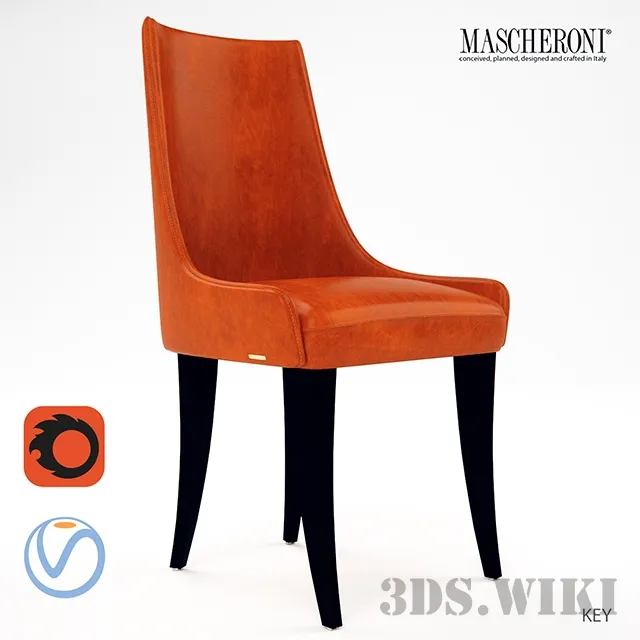 furniture – Chair MASCHERONI Key 3ds Max