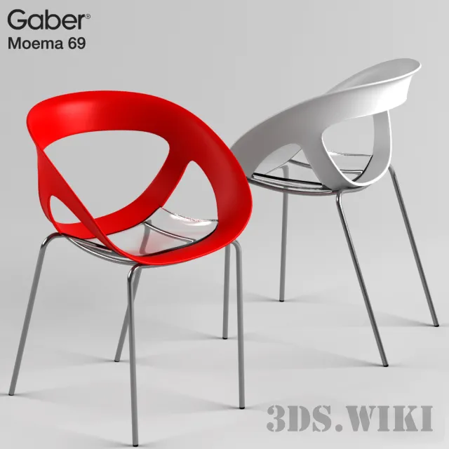 furniture – Chair MOEMA 69 By GABER 3ds Max