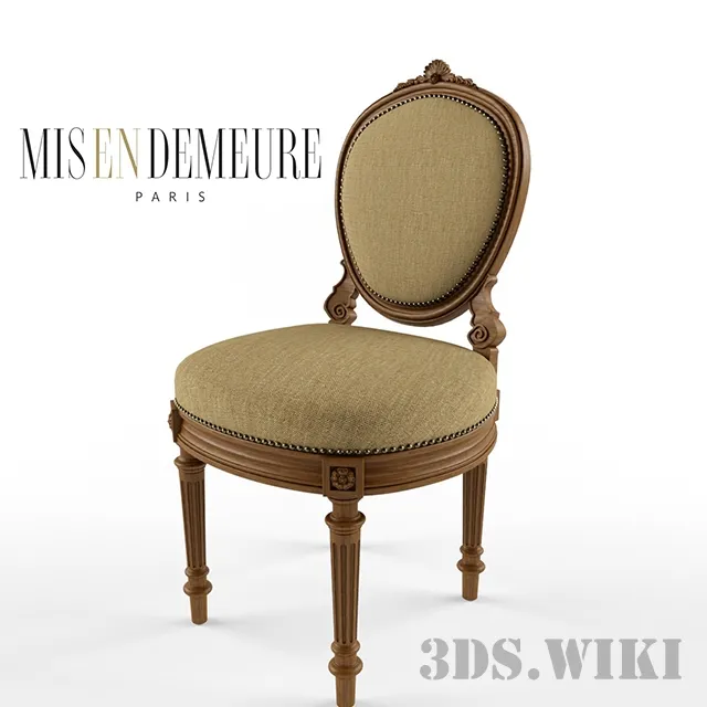 furniture – Chair Neuville Mis en Demeure 3ds Max
