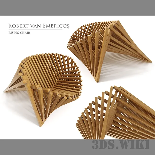 furniture – Chair Rising by Robert van Embricqs 3ds Max