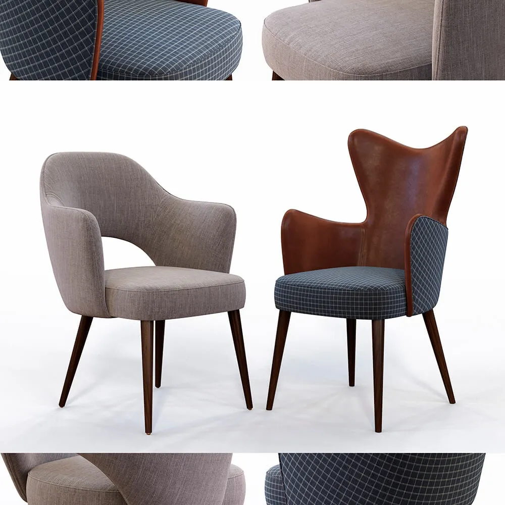 furniture – Chairs Fellini and Hardin from Ottostelle 3ds Max