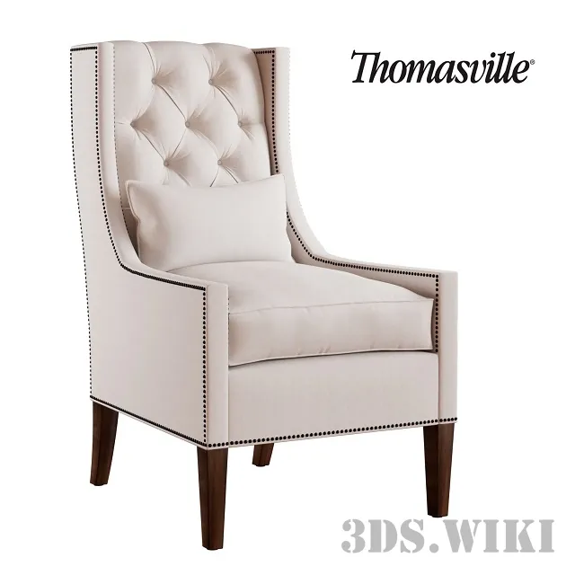 furniture – Chandler Wing Chair by Thomasville 3ds Max