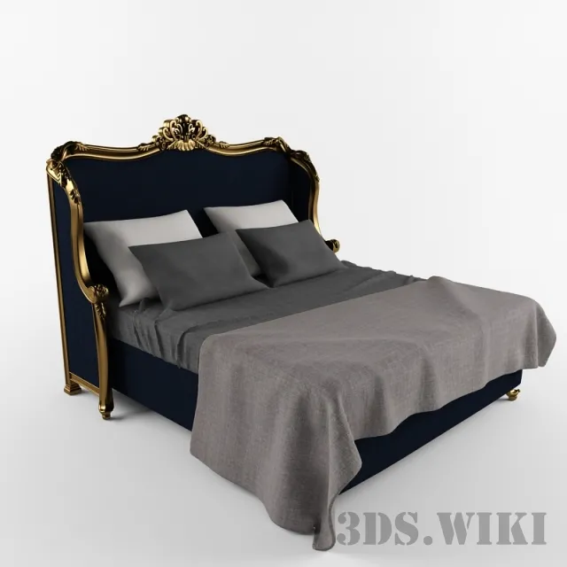 furniture – CHELINI bed 3ds Max