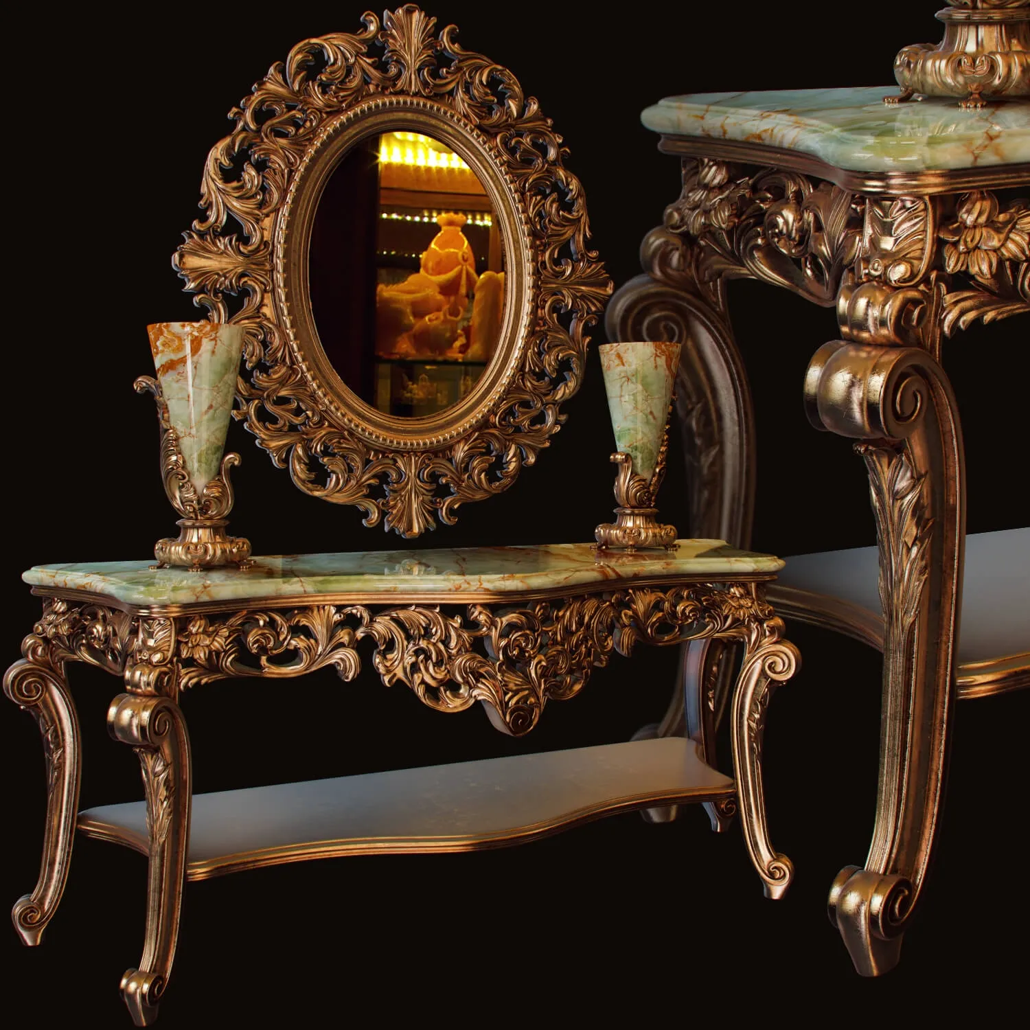 furniture – Chelini Console 6 3ds Max