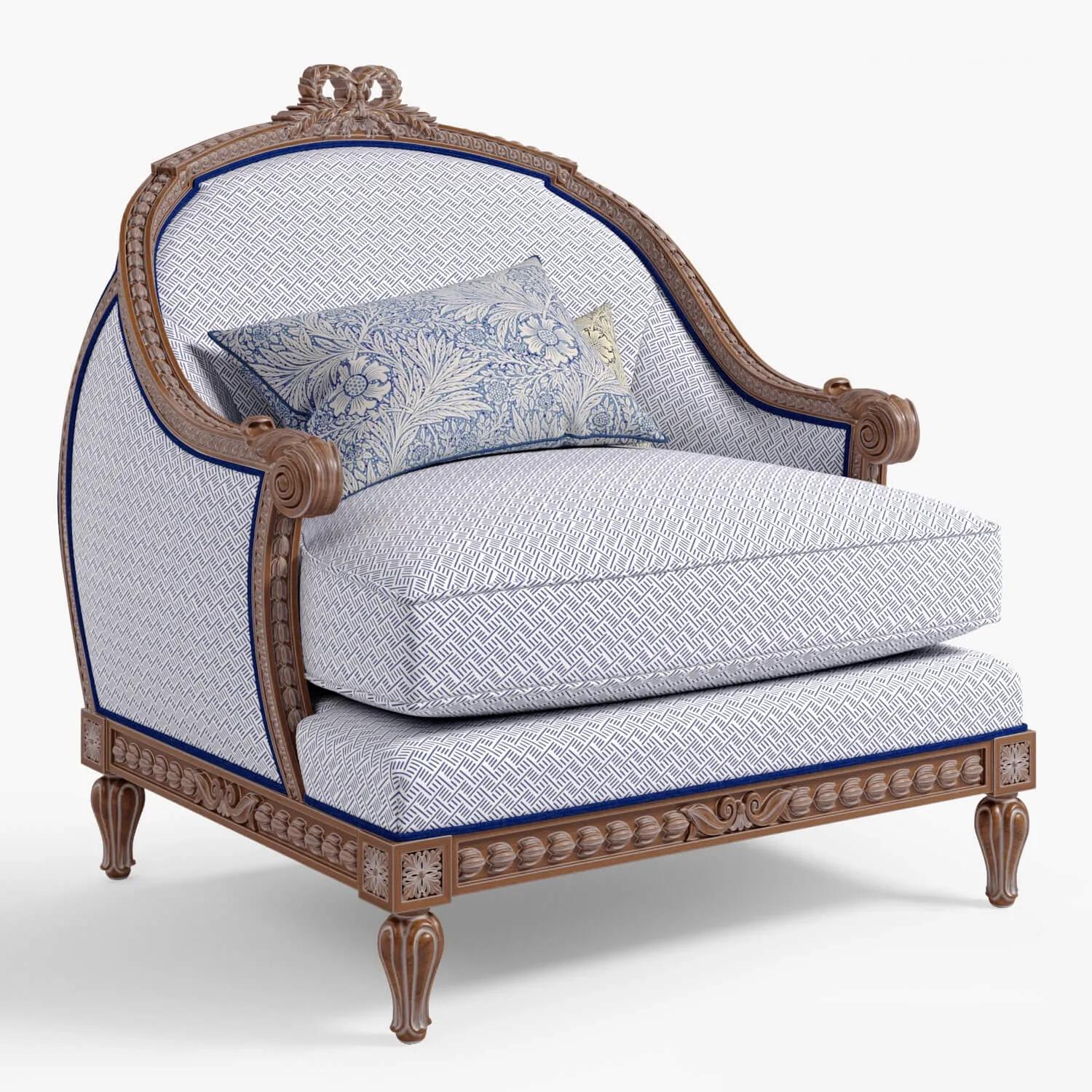 furniture – Chelini XVIII armchair 3ds Max