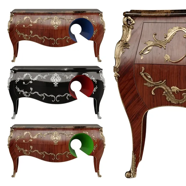 furniture – Chest of drawer- 6705 3ds Max