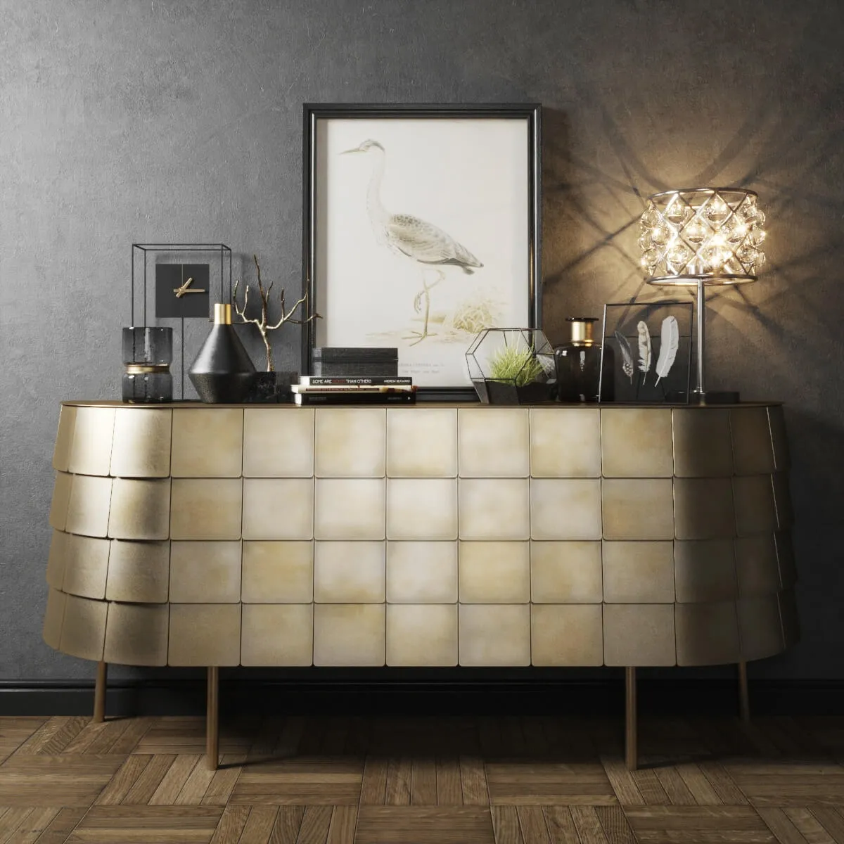 furniture – Chest of drawer Yoroi 3ds Max