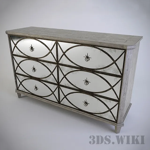 furniture – Chest of drawers Bernhardt Marquesa Dresser (359-044) 3ds Max