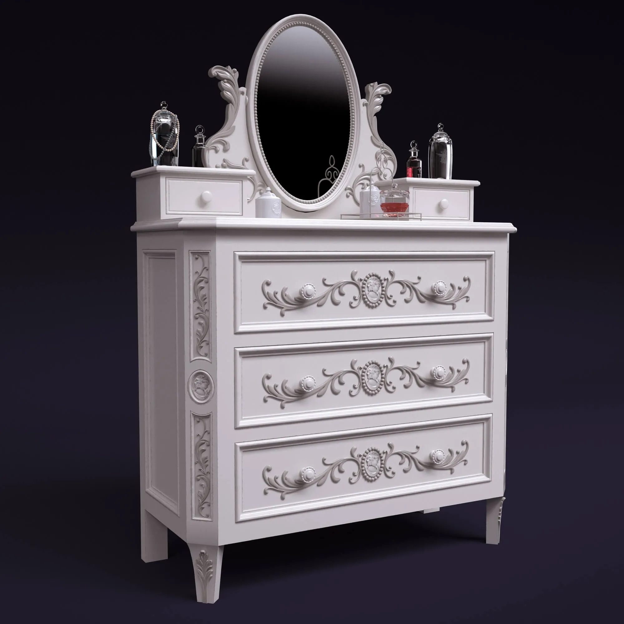 furniture – Chest of drawers Cameo 3ds Max