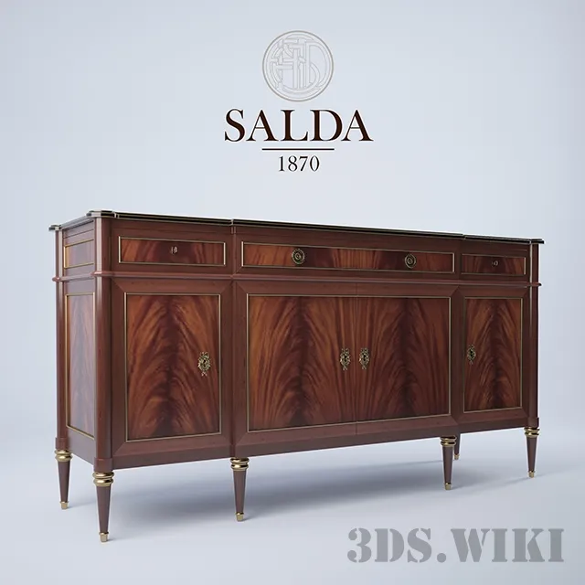 furniture – Chest of drawers SALDA ARREDAMENTI 8614 3ds Max