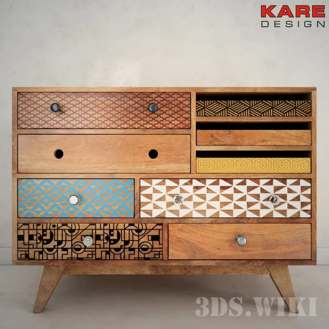 furniture – Chest of drawers “Soleil” 3ds Max