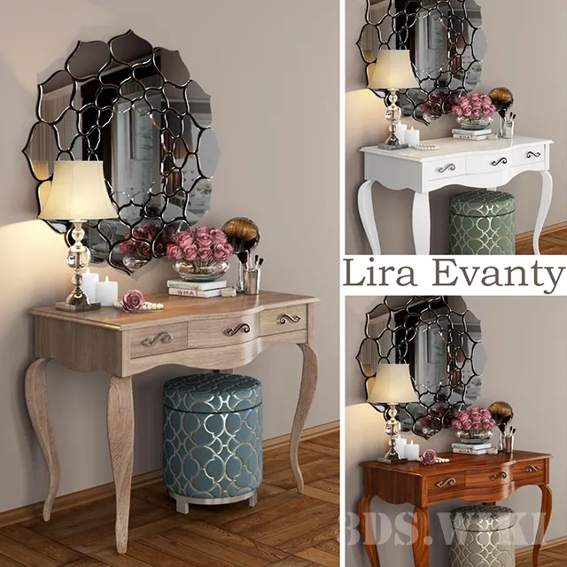 furniture – Chest of drawers with LIRA decors from EVANTY factory 3ds Max