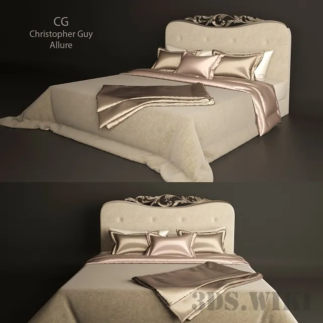furniture – Christopher Guy Allure Bed 3ds Max
