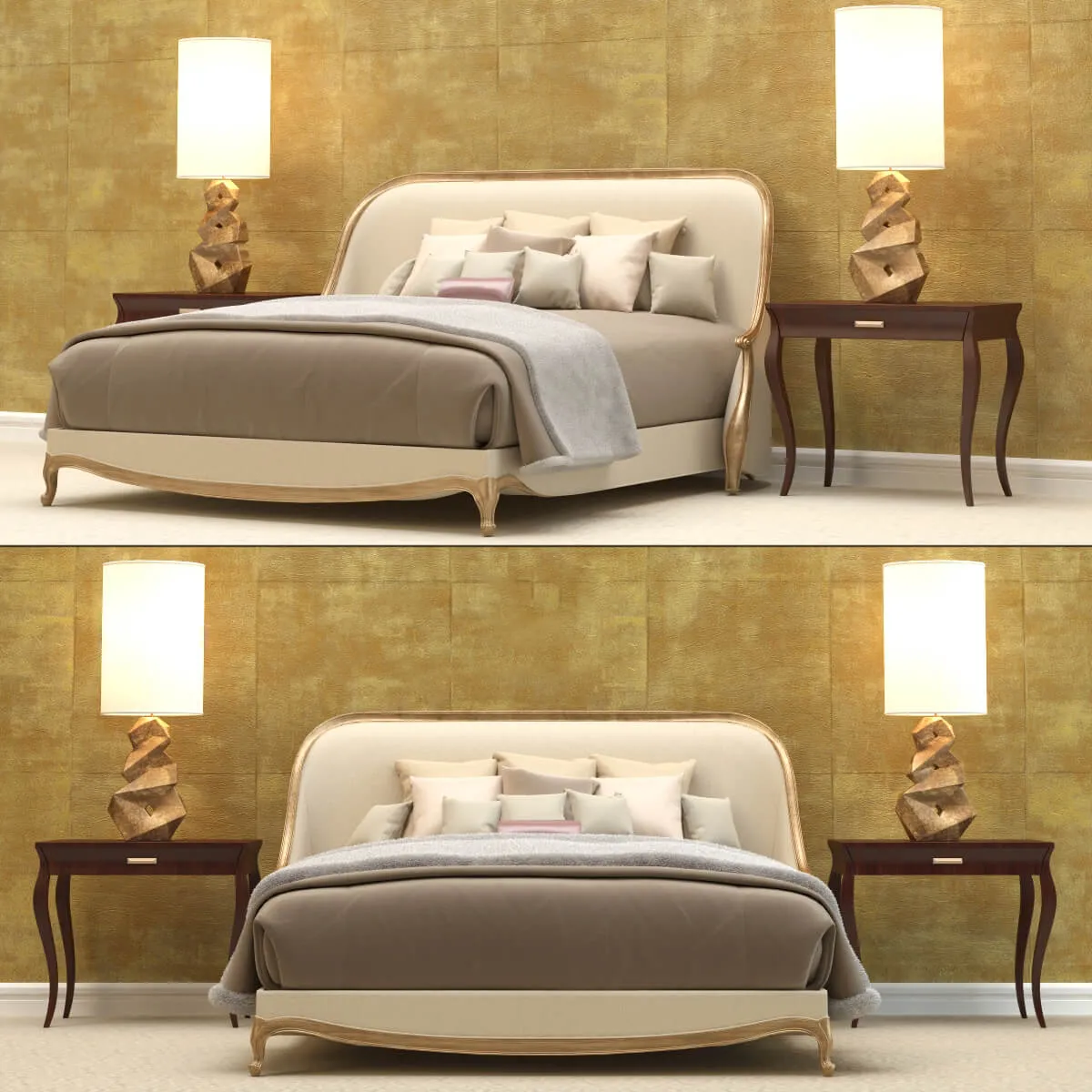 furniture – Christopher Guy bedroom set 09 3ds Max