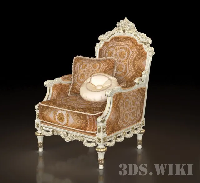 furniture – Classic armchair 3ds Max