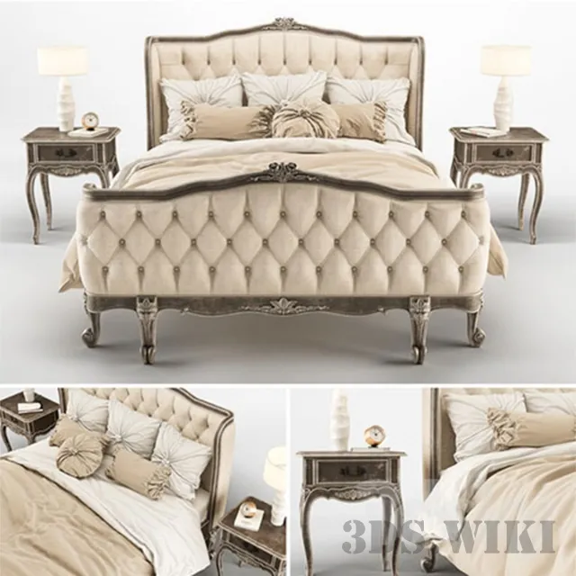 furniture – Classic bed 3ds Max