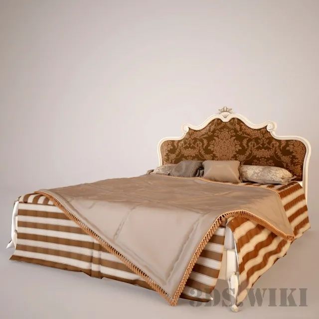 furniture – Classic Bed Angelo Cappellini 3ds Max