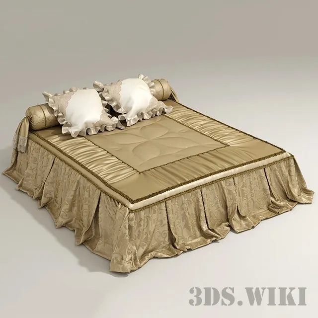 furniture – Classic bed linen 3ds Max