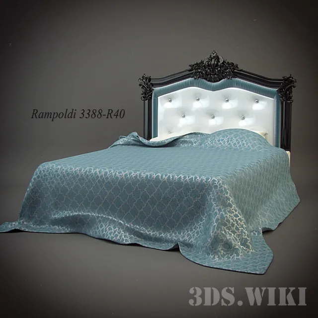 furniture – Classic bed Rampoldi 3388-R40 3ds Max