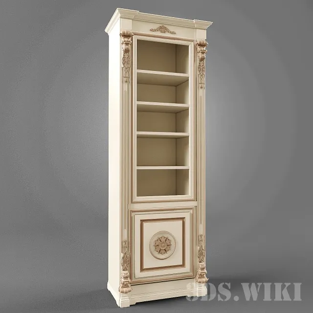 furniture – Classic bookcase 3ds Max